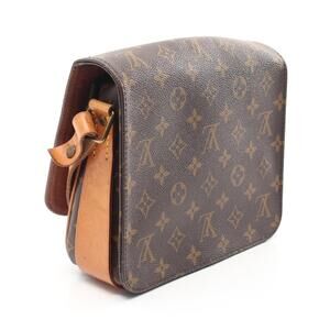 Louis Vuitton bag Brown canvas Monogram leather Cartesiere shoulder